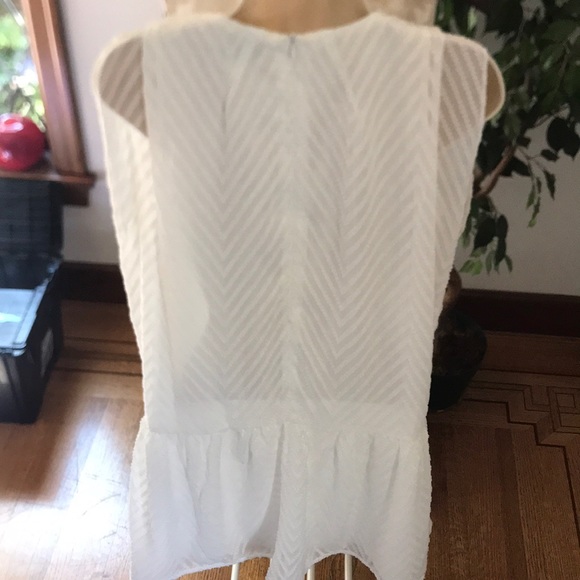 Molly Bracken dress white textured chevron - Picture 3 of 7